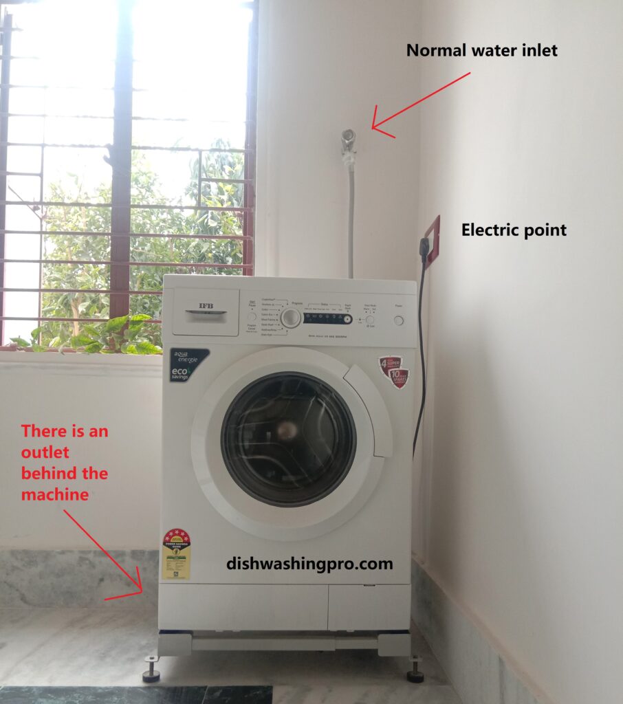 washing machine heat water itself