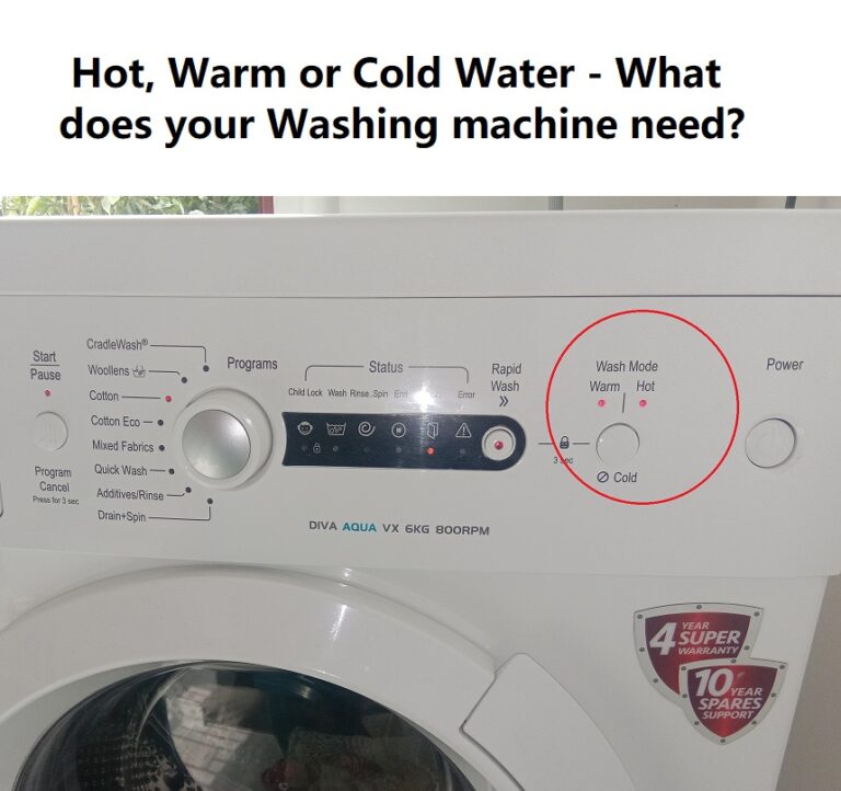 Does the Washing Machine Use Hot Water? Dishwashing Pro