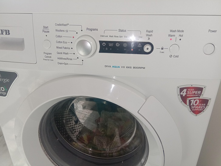 washing machine needs cold and hot water