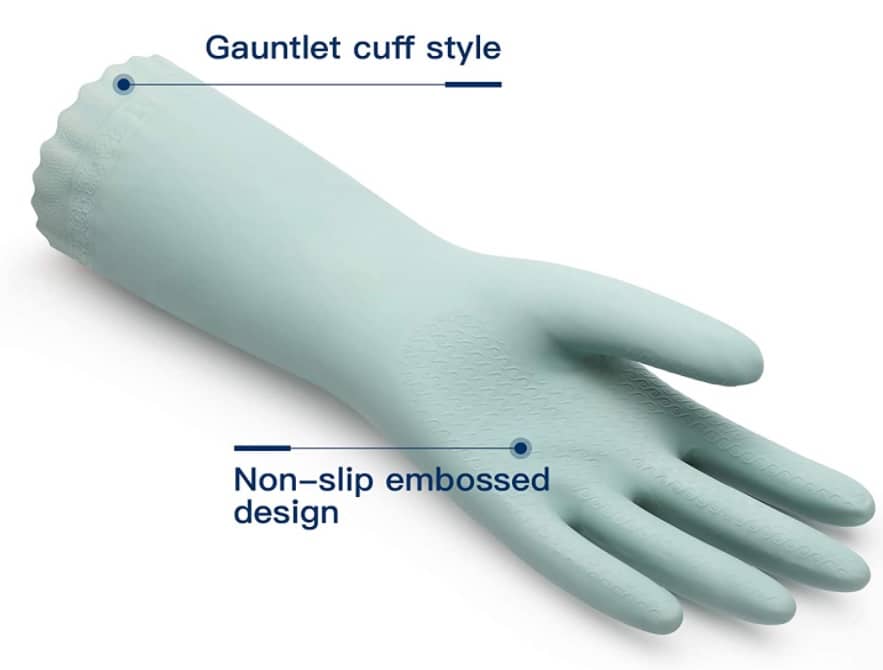 eco-friendly dishwashing gloves